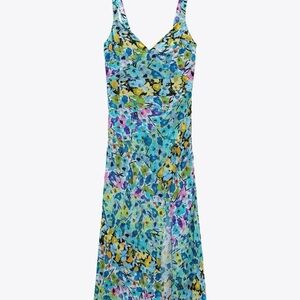 Brand New Zara Floral Sleeveless Dress